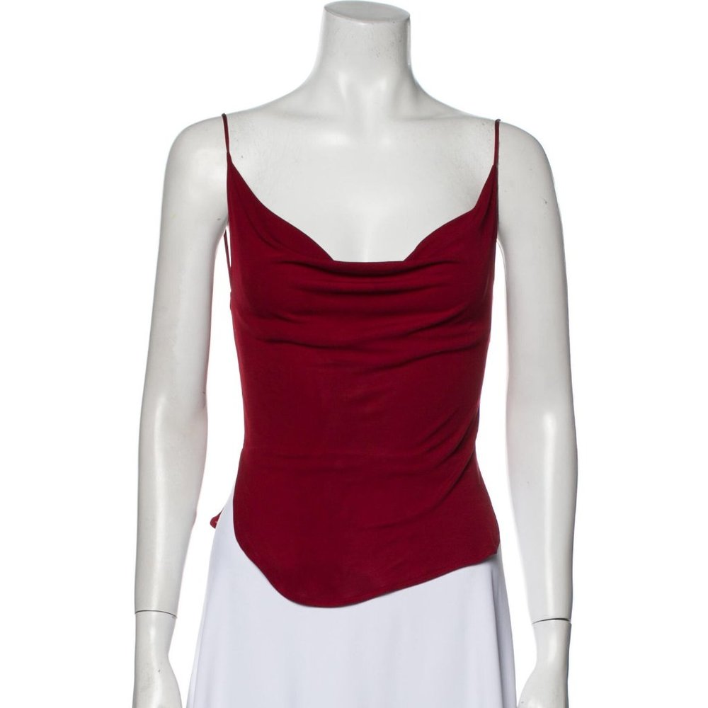 YIGAL AZROUËL Cowl Neck Sleeveless Top
